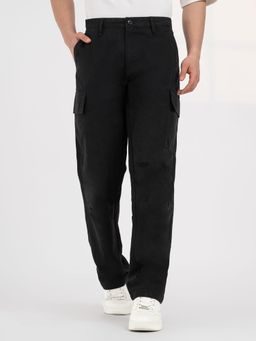 Red Tape - Black Cargo Trousers For Men | Casual Everyday Wear