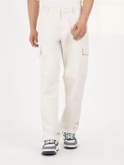 Red Tape - Off White Cargo Trousers For Men | Everyday Casual Wear