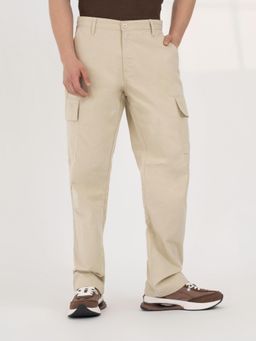Red Tape - Beige Cargo Trousers For Men | Everyday Casual Wear