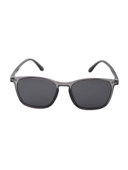 Carlton London - Premium Men Grey Toned Polarised & UV Protected Lens Oval Sunglasses - CLSM151