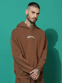 Griffel - Brown Vaguely Oversized Hoodie