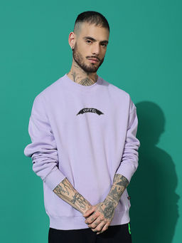 Griffel - Eye Oversized Lavender Sweatshirt
