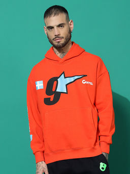 Griffel - 9 Star Oversized Orangel Hoodie