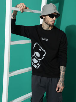 Griffel - Teddy Regular Fit Grey Sweatshirt