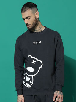Griffel - Teddy Regular Fit White Sweatshirt