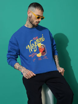Griffel - Negroni Oversized Blue Sweatshirt