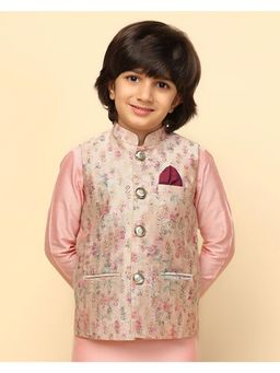 KISAH - Boys Pink Nehru Jacket