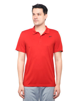 Reebok - Power Mesh Polo Red Training Polo Shirts