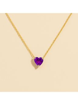 Shopsiiri - Feb: Amethyst Necklace - Purple