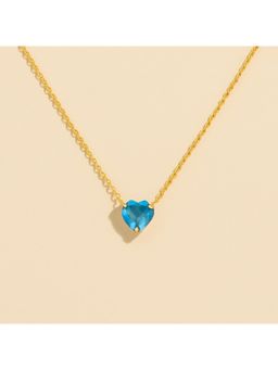 Shopsiiri - March: Aquamarine Necklace - Blue