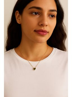 Shopsiiri - August: Peridot Necklace - Green