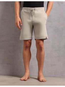 U.S. POLO ASSN. - Men Grey Cotton Terry Lounge Shorts- Oes10