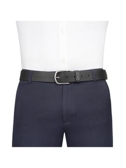 United Colors of Benetton - Men Honza Leather Casual Belt - Black
