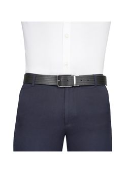 United Colors of Benetton - Men Tomas Leather Reversible Belt - Black & Wine