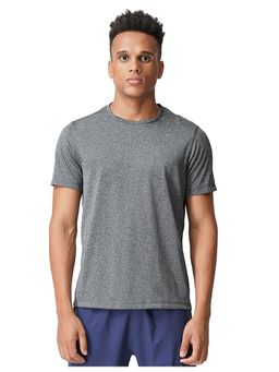 U.S. POLO ASSN. - Men Grey Melange I712 Natural Polyester T-Shirts - Pack Of 1