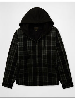 American Eagle - Men Checks Black Jackets