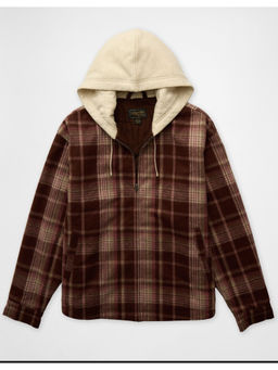 American Eagle - Men Checks Brown Jackets