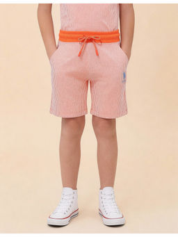 U.S. POLO ASSN. - Kids Boys Vertical Striped Regular Fit Shorts