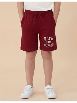 U.S. POLO ASSN. - Kids Boys Brand Printed Regular Fit Shorts