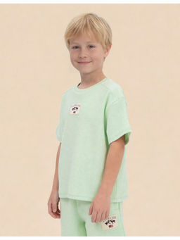 U.S. POLO ASSN. - Kids Boys Textured Oversized Fit T-Shirt
