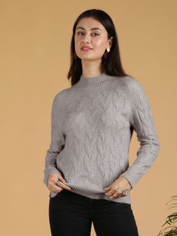 KOTTY - Grey Textured Sweater