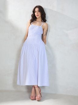Virgio - Cotton Smocking Dress