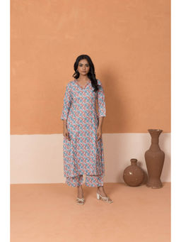 MAAND - Women Blue Floral Co-Ord Set
