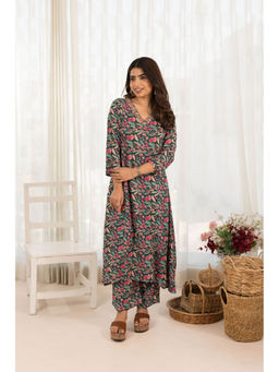 MAAND - Women Green Floral Co-Ord Set