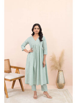 MAAND - Women Green Printed Co-Ord Set