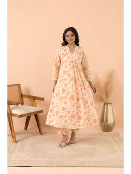 MAAND - Women Orange Solid Co-Ord Set