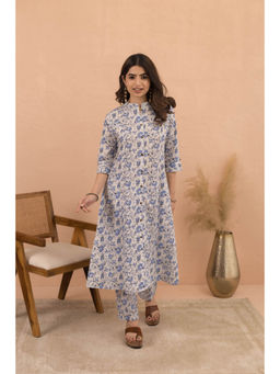 MAAND - Women Blue Floral Co-Ord Set