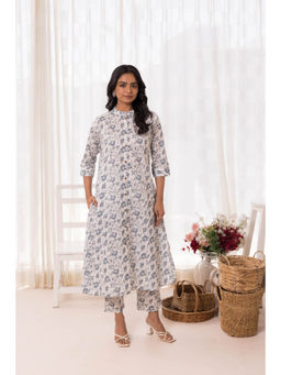 MAAND - Women Blue Floral Co-Ord Set