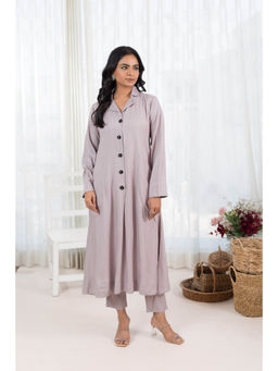 MAAND - Women Purple Solid Co-Ord Set