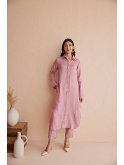 MAAND - Women Purple Solid Co-Ord Set