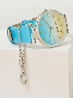 Pipa Bella by Nykaa Fashion - Silver-Plated C Initial Watch Charm