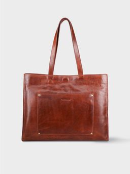 Tan and Loom - Spacious Leather Artist's Tote
