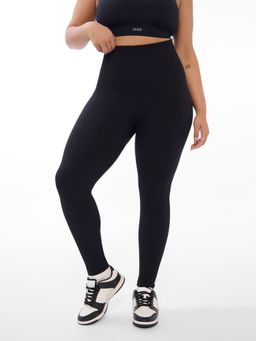 FEIER - Black FlexRib CoreSculpt Leggings