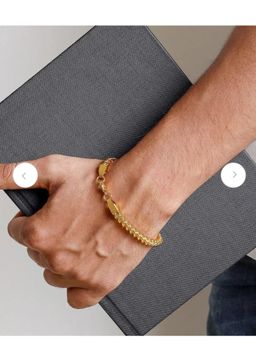 Gahan - Men’s Gold Plated Link Chain Bracelet
