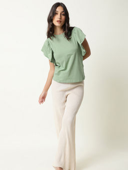RAREISM - Green Solid Plain Top