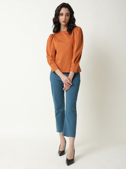 RAREISM - Orange Solid Plain Top
