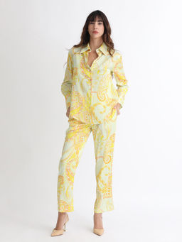 RAREISM - Lander Paisley Print Regular Shirt