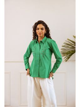 UNIMODA - Olive Aura Shirt