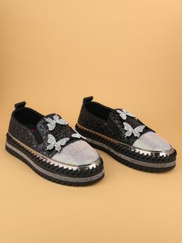 Alberto Torresi - Women Black Loafers