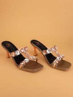 Alberto Torresi - Women Gold Stilettos Heels