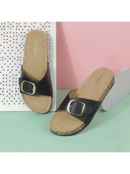 LAZERA SHOES - Women Black Platform Sandals