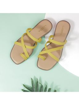 LAZERA SHOES - Women Yellow Flats