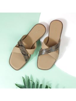 LAZERA SHOES - Women Beige Flats