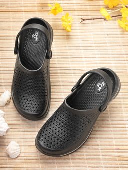 Zoom Shoes - Men Black Clogs