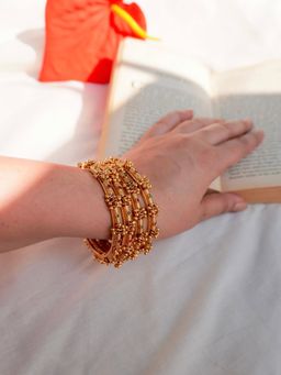 Prestones - Nritya Ghungroo Temple Multicolor Bangles