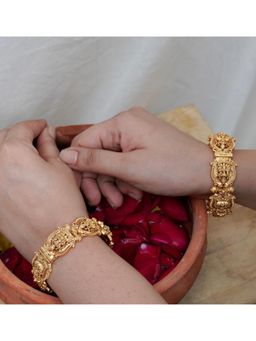 Prestones - Lakshita Temple Gold Bangles